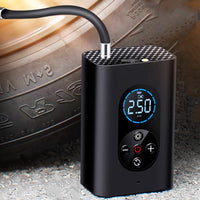 150PSI Rechargeable Car Air Inflator Pump with LED Lamp for Car Motorcycle Bicycle Tyre Tire Balls Wireless Mini Auto Air Pump