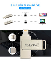 MORIC IOS Flash Drive 256GB for iphone iPad
