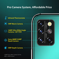 UMIDIGI A9 Pro Android Smartphone Unlocked 32/48MP Quad Camera 4GB 64GB 6GB 128GB Helio P60 6.3&quot; FHD+ Global Version Cellular