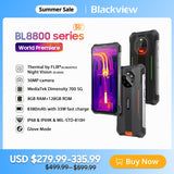 Blackview BL8800 Night Vision &amp; BL8800 Pro 5G Rugged Phone Thermal Imaging Camera FLIR® Smartphone 6.58&quot; 8GB+128GB Cell Phone