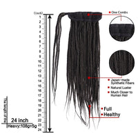 Black Women Synthetic Braids Ponytail Hair Piece