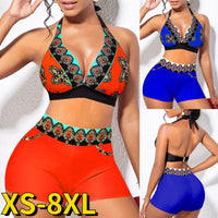 2022 High Waist Bikini Sexy Swimsuit Women Summer Bathing Suit Bikini Set Loose Swimwear Female Beach Swimming Suit Bikini Set