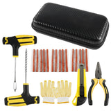 Car Tire Puncture Plug Repair Tool Kit with EVA Storage Bag