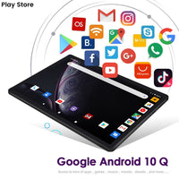 Global Version Tablet M30 Pro 10 Inch Android 10 8GB RAM 256GB ROM Snapdragon 845 Octa Core Dual SIM 4G Network GPS Tablette PC