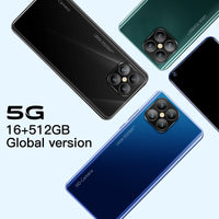 2022 M12 Pro Global Version 7.3 inch Smartphone 16+512GB cellphone 48MP Mobile Phones 5G Network Unlocked Smartphone celular