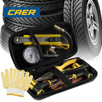 Car Tire Puncture Plug Repair Tool Kit with EVA Storage Bag