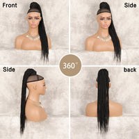 Black Women Synthetic Braids Ponytail Hair Piece