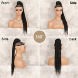 Black Women Synthetic Braids Ponytail Hair Piece