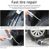 Emergency Car Tire Repair Kit For Quick Repair With Long Tire Filler