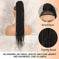 Black Women Synthetic Braids Ponytail Hair Piece