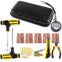 Car Tire Puncture Plug Repair Tool Kit with EVA Storage Bag