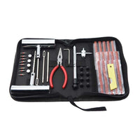 46 pcs Car Tire Repair Tool Tire Repair Kit Studding Tool Set Auto Bike Tire Repair Puncture Plug Garage Car Accessories