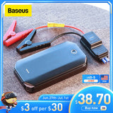 Baseus Car Jump Starter Starting Device Battery Power Bank 800A Jumpstarter Auto Buster Emergency Booster Car Charger Jump Start