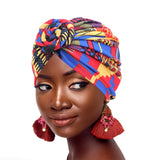 New fashion Women African pattern flower turban Muslim Turban  headscarf headwrap Ladies Chemo Cap Bandanas Hair Accessories