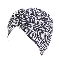 New fashion Women African pattern flower turban Muslim Turban  headscarf headwrap Ladies Chemo Cap Bandanas Hair Accessories