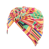 New fashion Women African pattern flower turban Muslim Turban  headscarf headwrap Ladies Chemo Cap Bandanas Hair Accessories