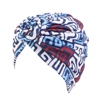 New fashion Women African pattern flower turban Muslim Turban  headscarf headwrap Ladies Chemo Cap Bandanas Hair Accessories