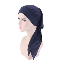 2020 NEW Women muslim fashion hijab cancer chemo flower print hat turban head cover hair loss scarf wrap pre-tied bandana