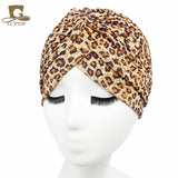 New Women Print Flower Knot Cancer Ruffle Chemo Hat Beanie scarf Turban Head Wrap Knitted Cap Hair Loss Accessories