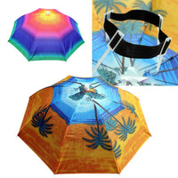 Umbrella Hat Cap Women Men Handsfree