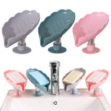 Leaf Shape Soap Box Drain Soap Holder