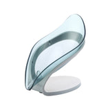 Bathroom Soap Holder Leaf Shape Soap Box Kitchen Dish Storage Box Non-slip Drain Soap Storage Case Container Bathroom accessorie