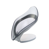 Bathroom Soap Holder Leaf Shape Soap Box Kitchen Dish Storage Box Non-slip Drain Soap Storage Case Container Bathroom accessorie