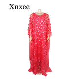 No Headscarf New Style Classic African Women Dashiki Fashion Loose Embroidery Long Dress African Dress For Women African Clothes